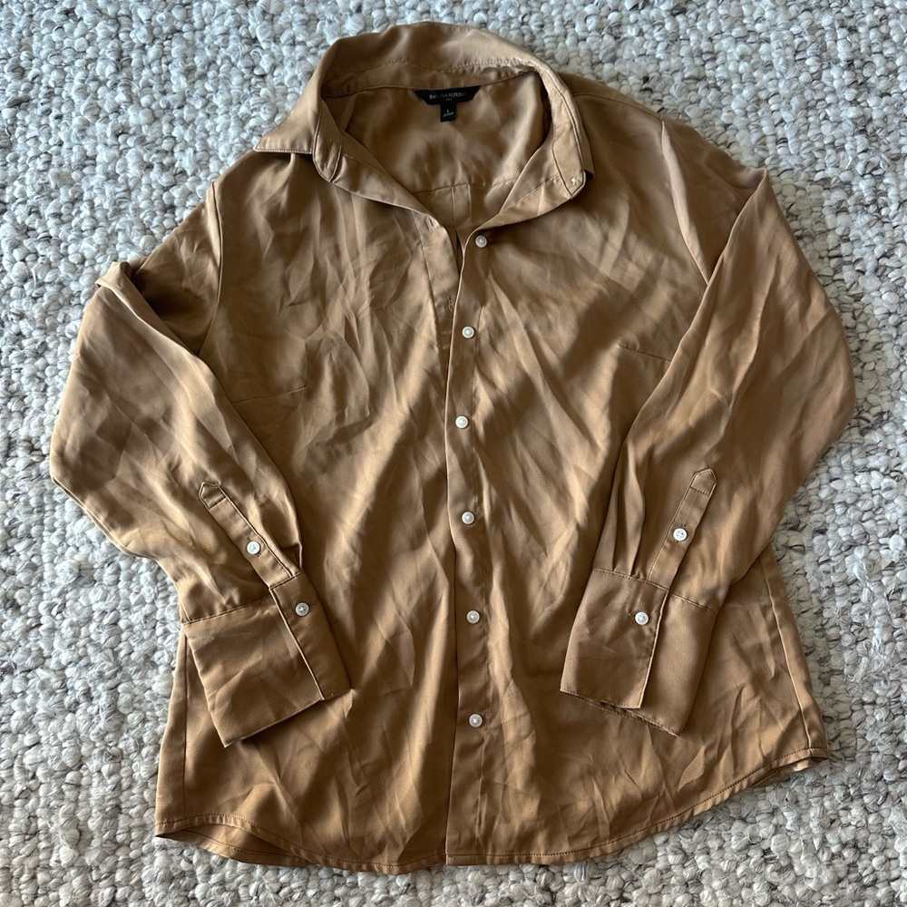 Banana Republic Light Brown Shirt Jacket